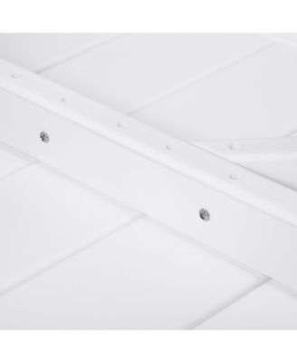 Modern Low Outdoor Patio Square HDPE 37" Coffee Table