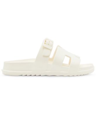 Darliing Banded Footbed Slide Sandals