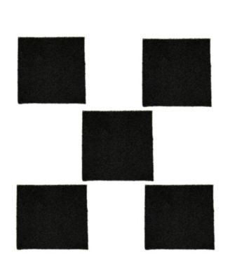KOTTO 5 Pack Set 0.4 Inch Thick Activated Carbon Filter