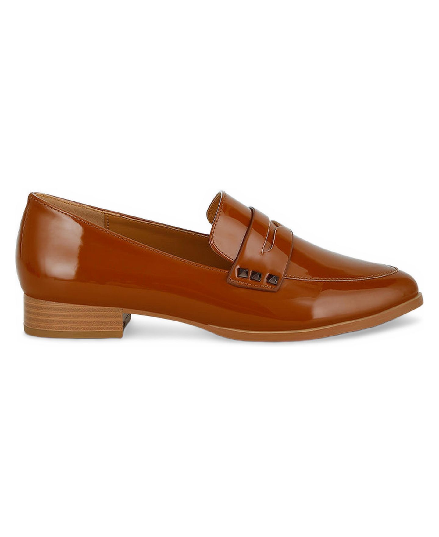 Женские туфли Rag & Co Noshiya Patent Pleather Penny, цвет: Бежевый / Хаки — фото 9