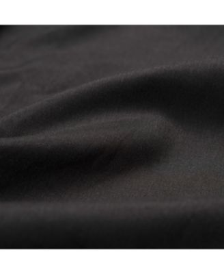 Premium Bordered Navy Duvet Comforter Cover Bedding Set Twin Size - Stich 2-Piece Set Luxurious Minimalist Style Brushed Microfiber Comforter Cover - Ultra Soft Breathable Stain Resistant