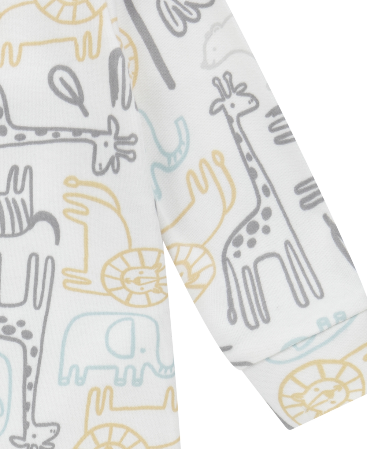 Huggies Baby Boys Organic Printed Coverall In  Snow White