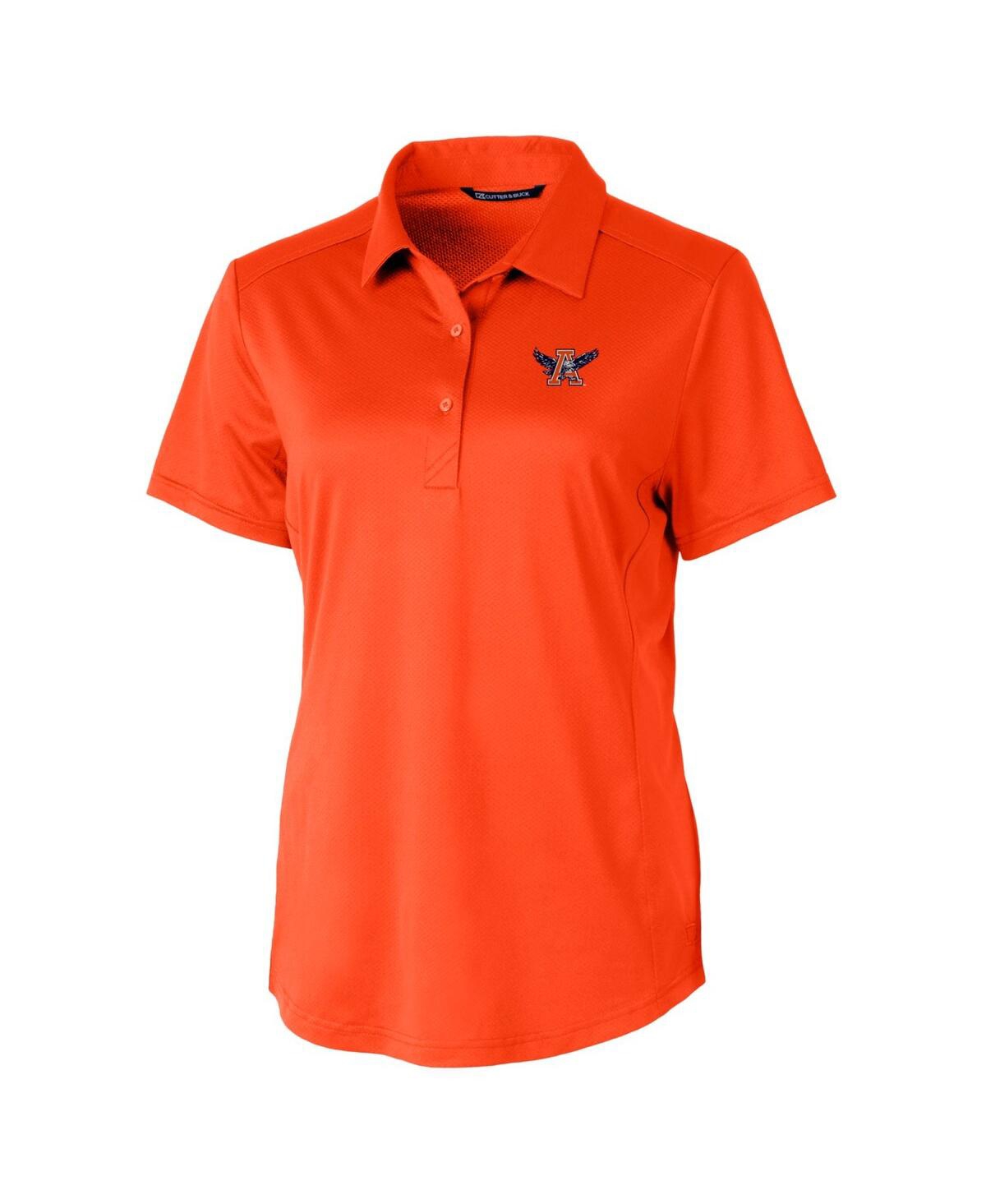 CUTTER & BUCK WOMEN'S AUBURN TIGERS VAULT PROSPECT TEXTURED STRETCH POLO 