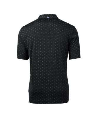 Men's Black Philadelphia Eagles Virtue Eco Pique Tile Print Polo