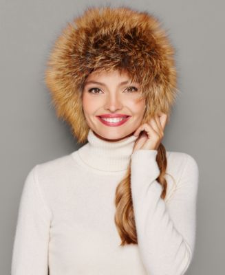 Macys mink hats sale