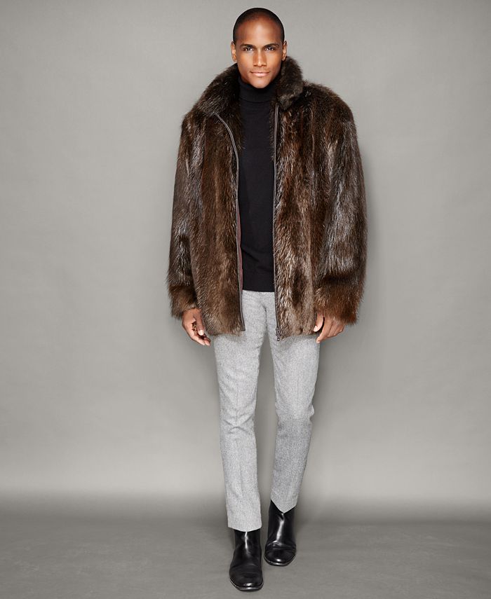 Beaver bomber jacket top