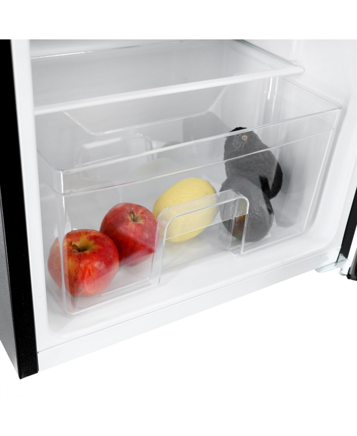 Megachef 3.2 Cubic Feet 2 Door Refrigerator/Freezer in Stainless Steel