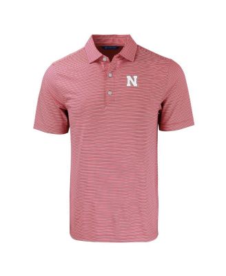 Men's Nebraska Huskers Forge Eco Double Stripe Stretch Polo