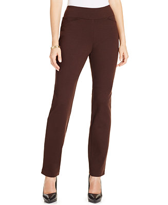 Charter Club Pull-On Slim Ponte Pants, Only at Macy's - Pants - Women ...