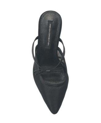 Women's Mesh Toe Kitten Heel