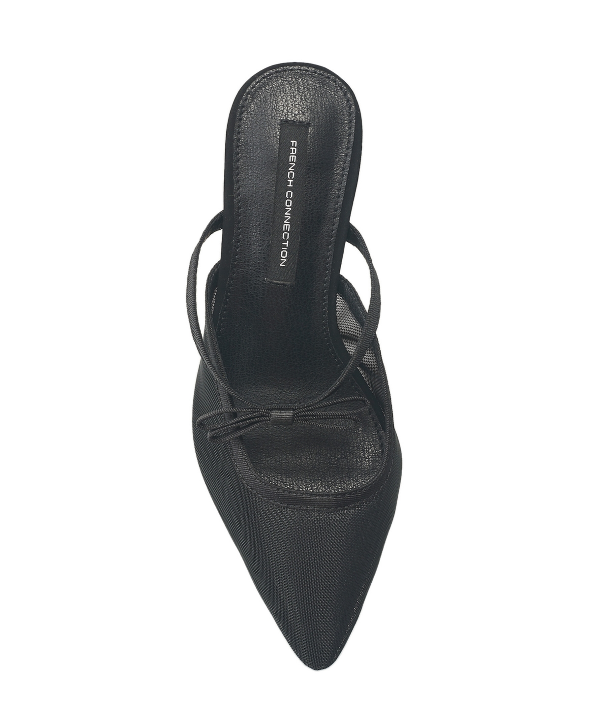 French Connection Women's Mesh Kitten Mules
