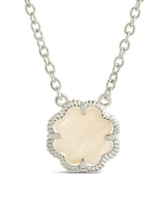 Rose Petal Pendant Necklace