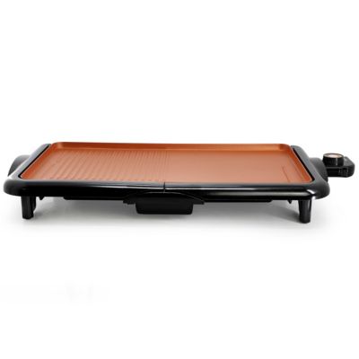 18.89 Inch Electric Grill/Griddle with Copper Coating