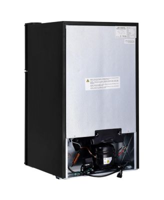 3.2 cu ft Compact Stainless Steel Refrigerator