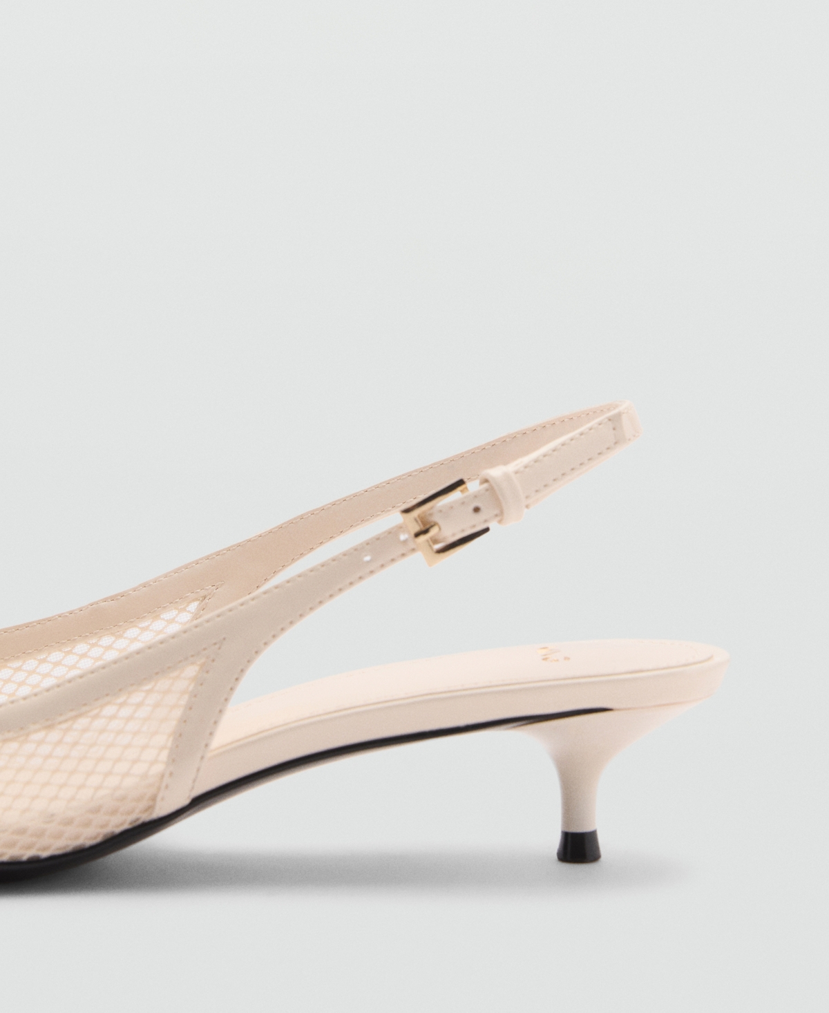 Mango Women's Heeled Mesh Shoes