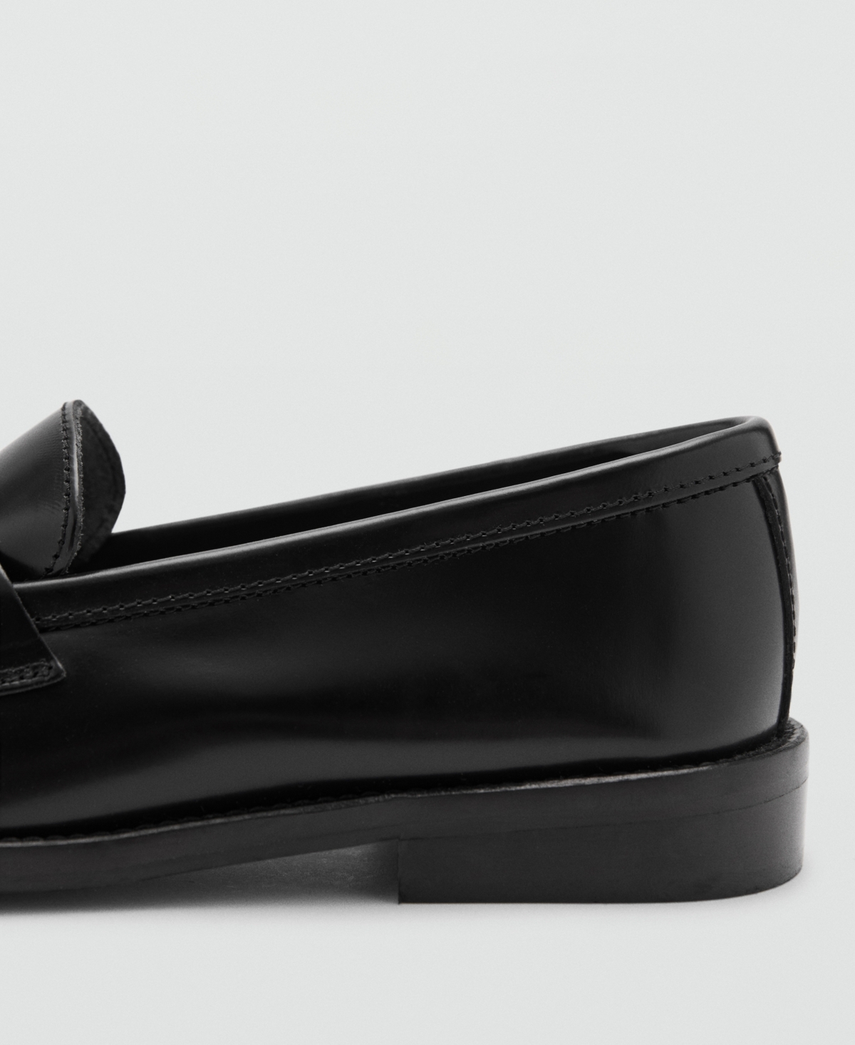 Mango Women's Leather Moccasins