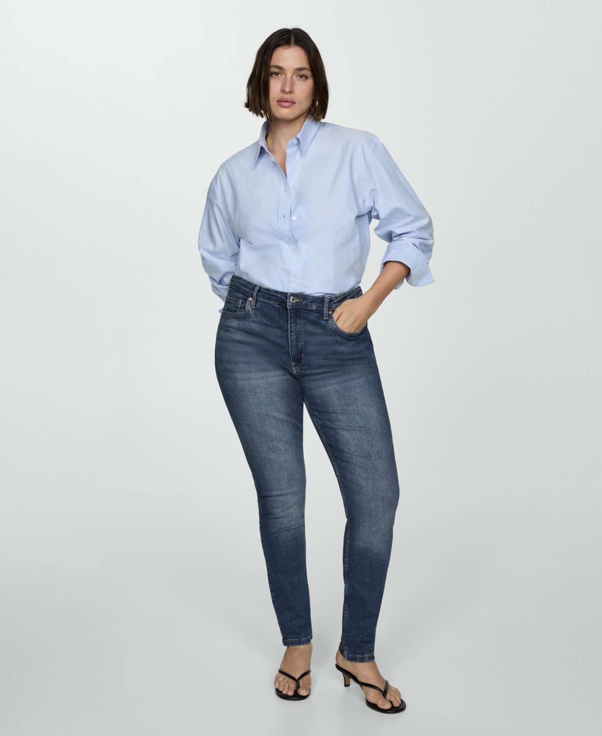 Mango Women's High-Rise Skinny Jeans