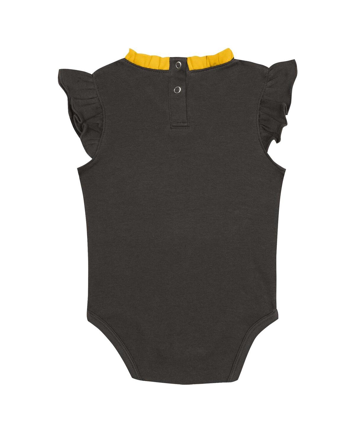 Outerstuff Baby Fanatics Brown/gray San Diego Padres Two-pack Fan Bodysuit Set In Multi