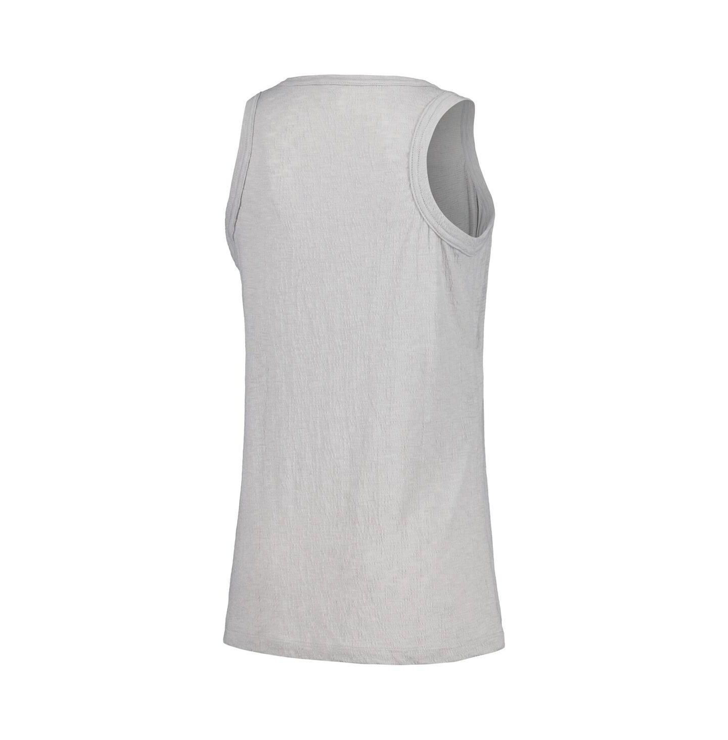 Женский топ Soft As A Grape Gray Miami Marlins Gauze High Neck — фото 2