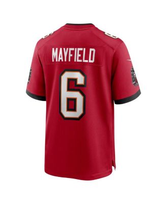 Men's Baker Mayfield Red Tampa Bay Buccaneers Team Game Jersey