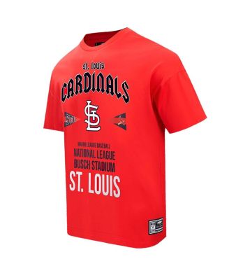Men's Red St. Louis Cardinals Oversized City Tour T-Shirt
