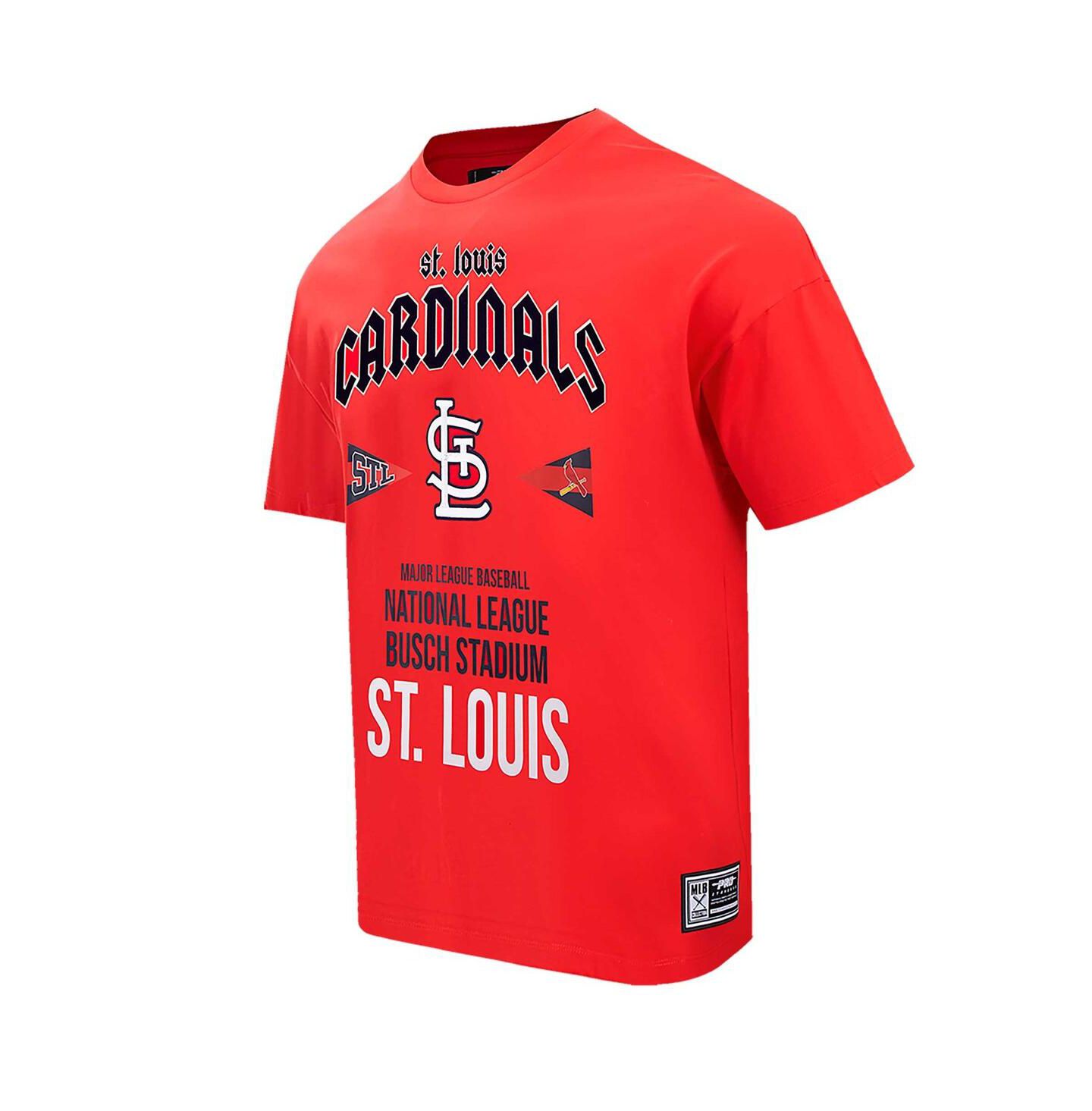 Мужская футболка Pro Standard Red St. Louis Cardinals Oversized City Tour — фото 4