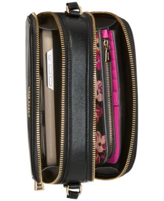 Devin Mini Saffiano Leather Crossbody Bag