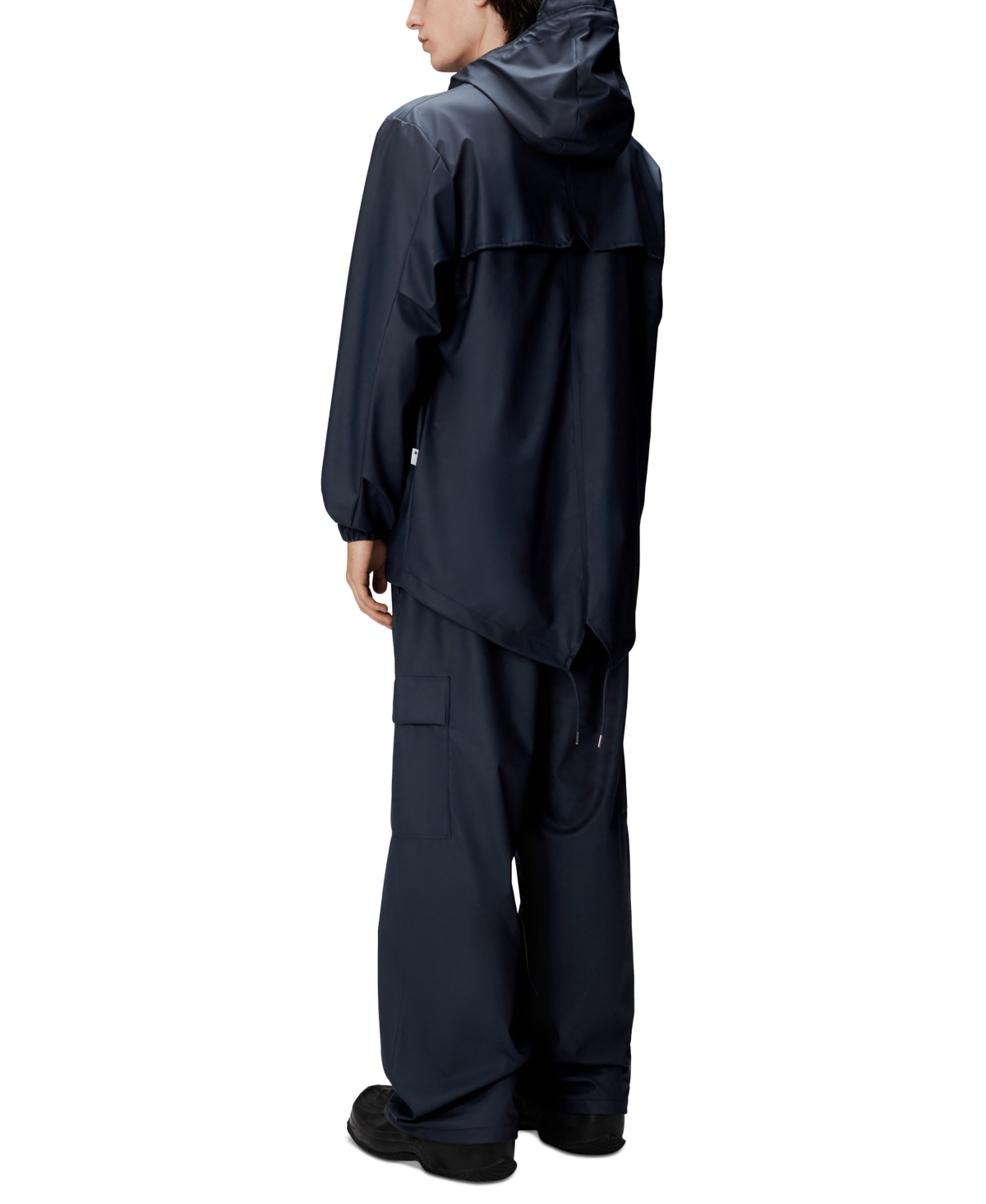 Rains Men's Essential Waterproof Hooded Full-Zip Rain Jacket
