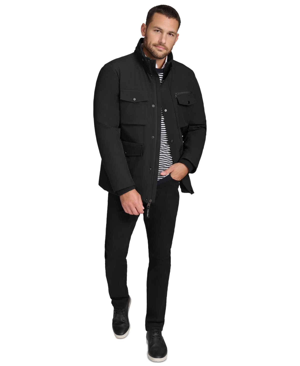 CALVIN KLEIN MEN'S TECHNICAL FIELD JACKET 