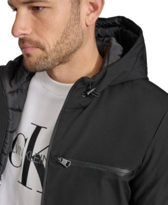 Men's Infinite Stretch Water-Resistant Hooded Jacket