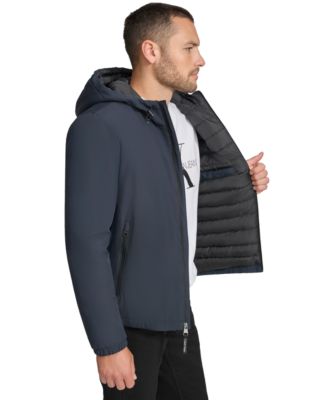 Men's Infinite Stretch Water-Resistant Hooded Jacket
