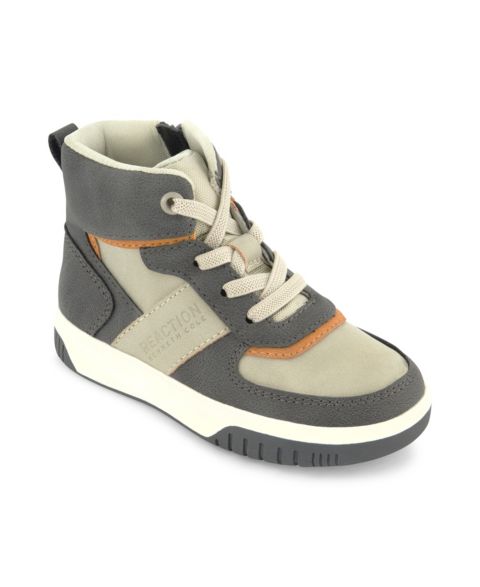 Детские высокие кеды Kenneth Cole New York Cyril Amir для мальчиков, цвет: Серый