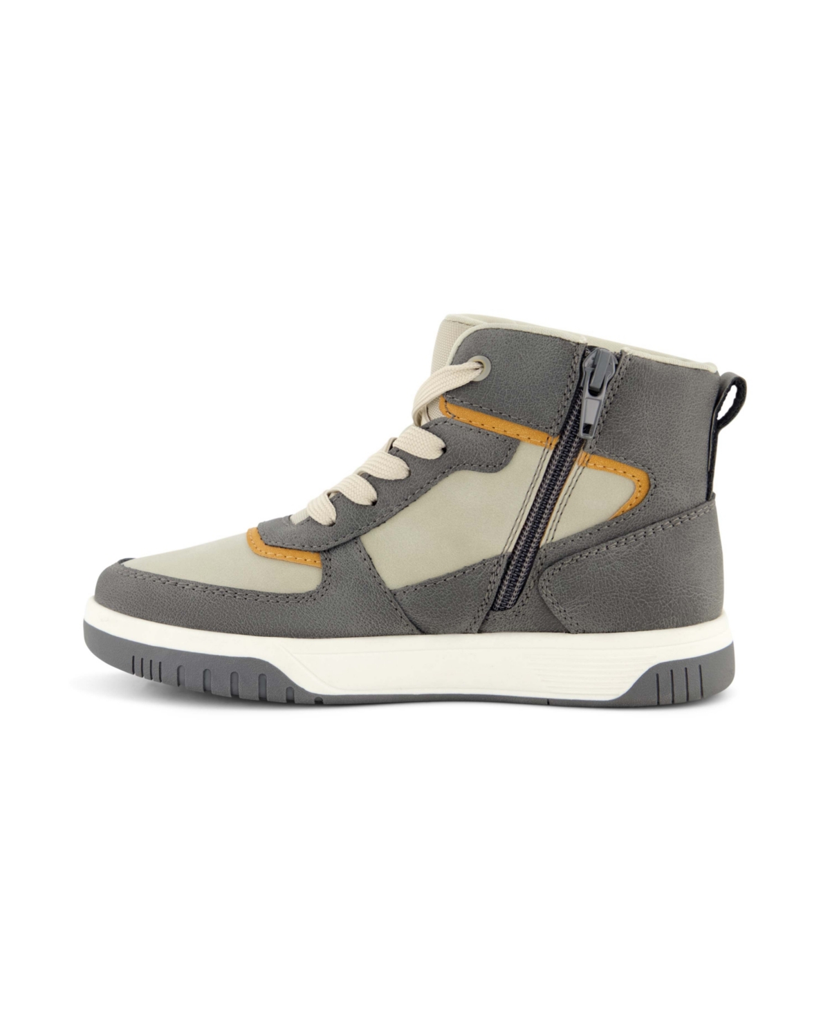 Kenneth Cole New York Little And Big Boys Cyril Amir High Top Sneakers In Grey