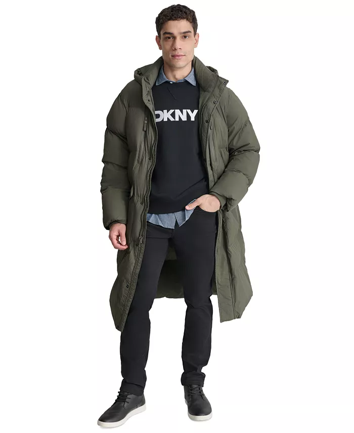Men's Quilted Hooded Duffle Parka - thumbnail 6