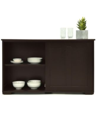 Modern Practical Wooden Kitchen Lockers with Large Storage Space