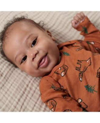 Baby Boys Long Sleeve Onesies Bodysuits, 6-Pack