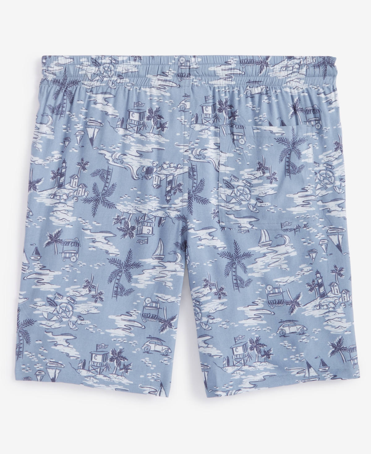 Epic Threads Little & Big Boys Scenic Print Shorts, Created For Macy's In Blue Ash S