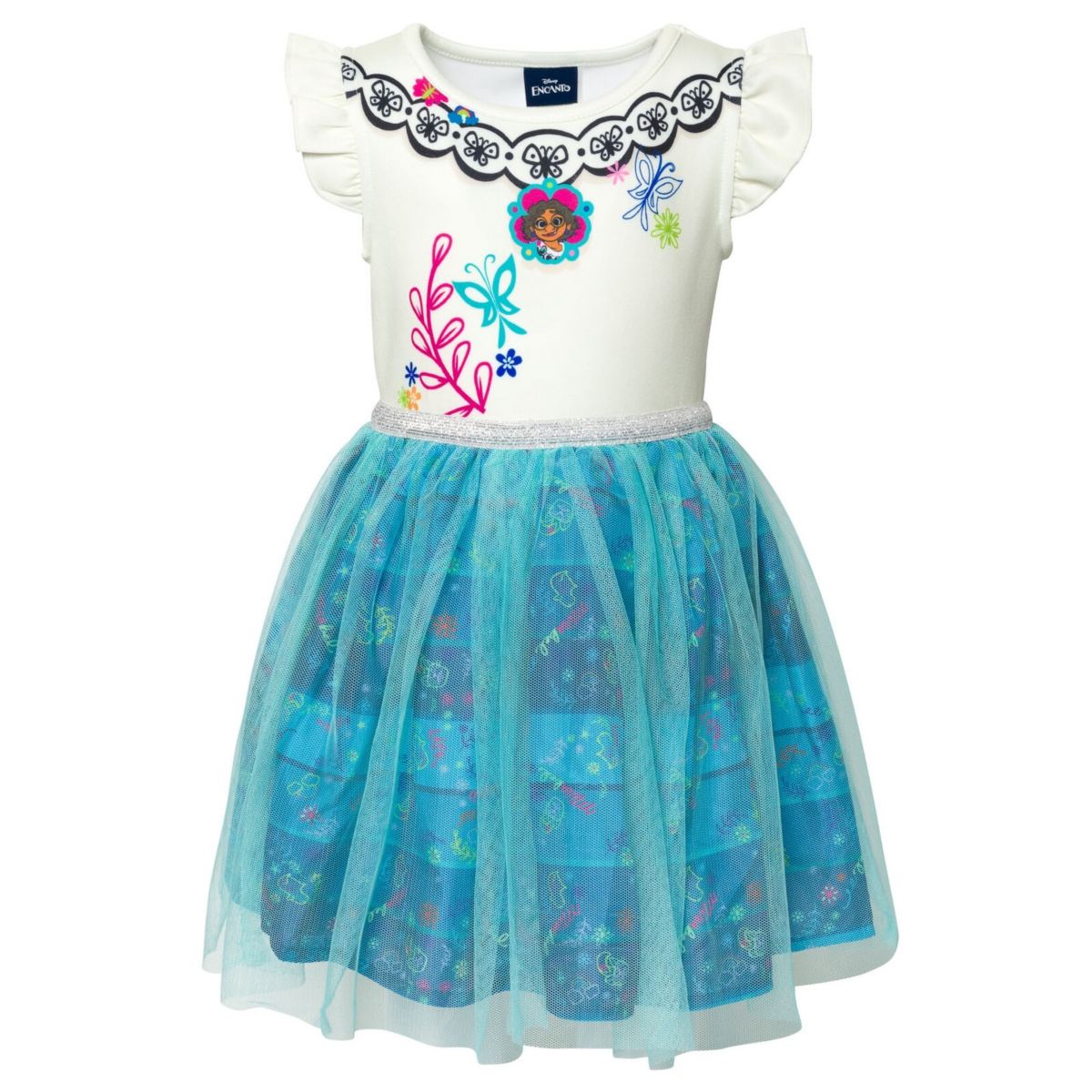 Disney Girls Raya and the Last Dragon Mermaid Frozen Nightmare Before Christmas Tulle Dress to