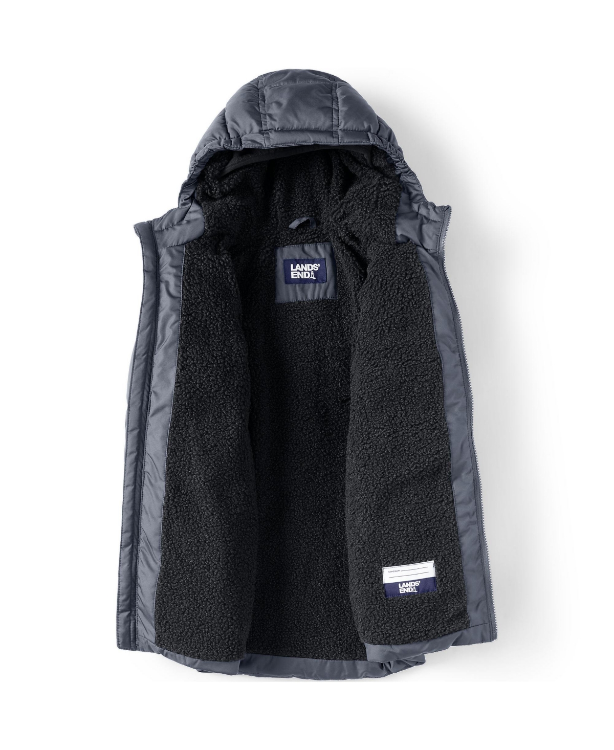 Lands' End Boys Fleece Lined Coat