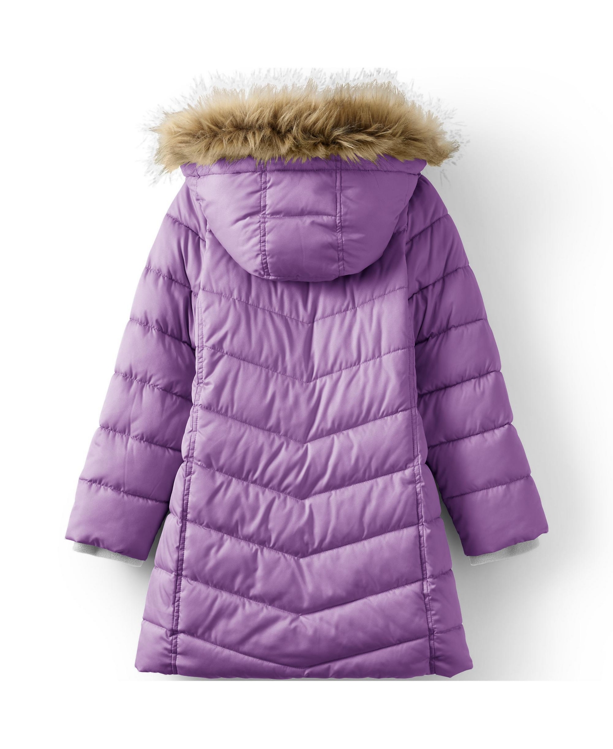 Lands' End Girls Fleece Lined Parka