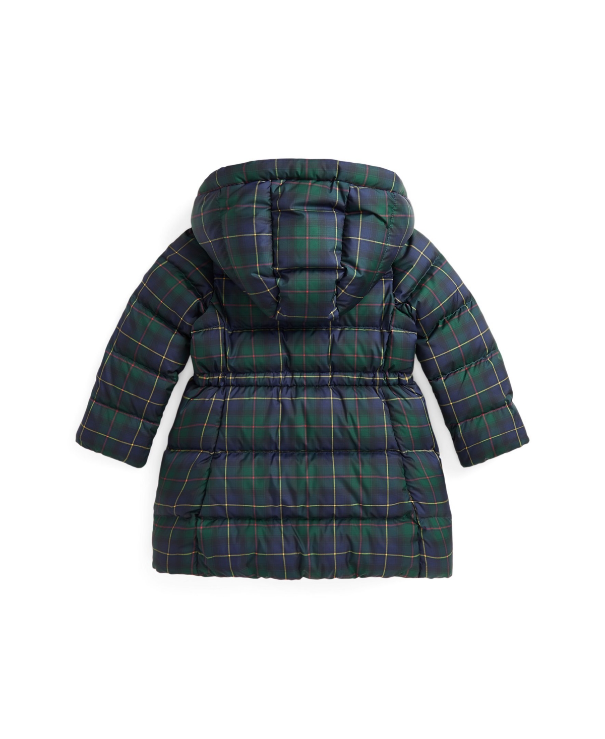 Polo Ralph Lauren Toddler and Little Girls Plaid Down Hooded Long Jacket