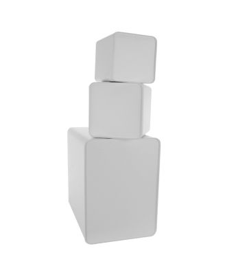 Kitchen Food Storage and Organization 5 Piece Canister Set in White