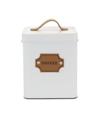 Kitchen Food Storage and Organization 5 Piece Canister Set in White