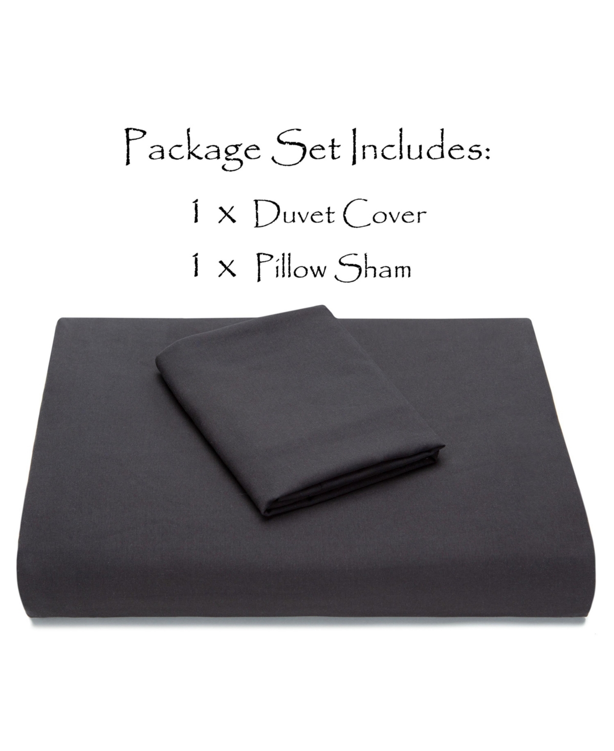 Chanasya Premium Solid Duvet Cover Set - Duvet Cover (68” x 90”) & 1 Pillow Sham (20” x 26”) - 2-Piece Set - Brown, S