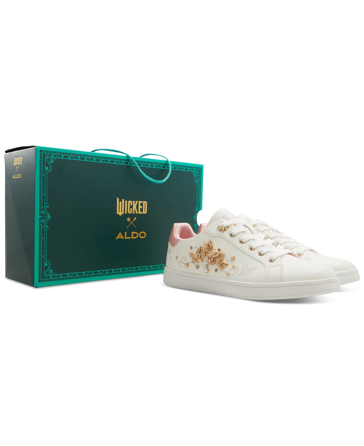 Aldo x Wicked Women's Sopopular Butterfly-Embellished Lace-Up Sneakers