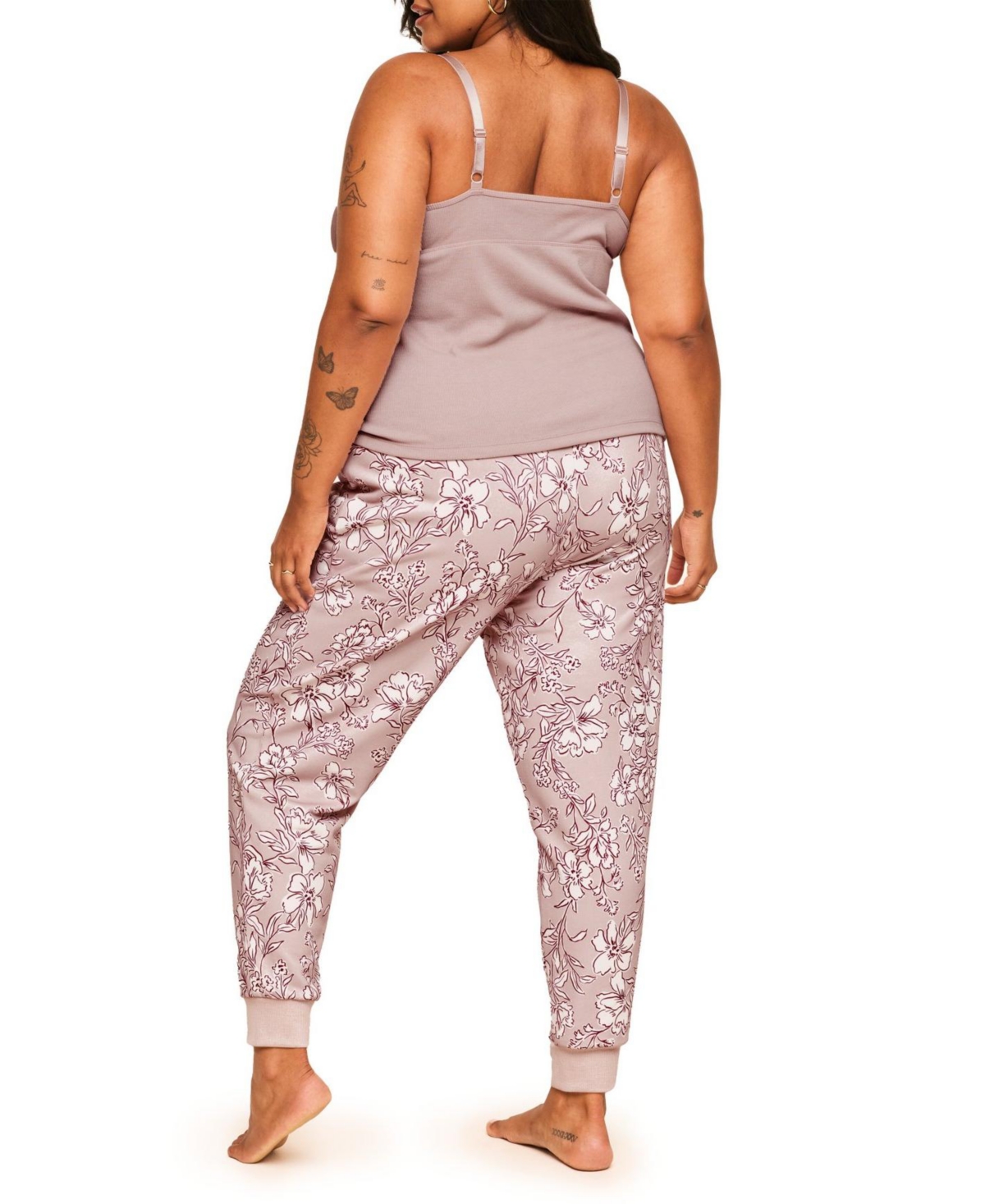 Adore Me Plus Size Kaiden Cami & Joggers Set