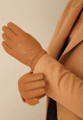 Women`s Premium Lamb Leather Touchscreen Gloves "CHELSEA"