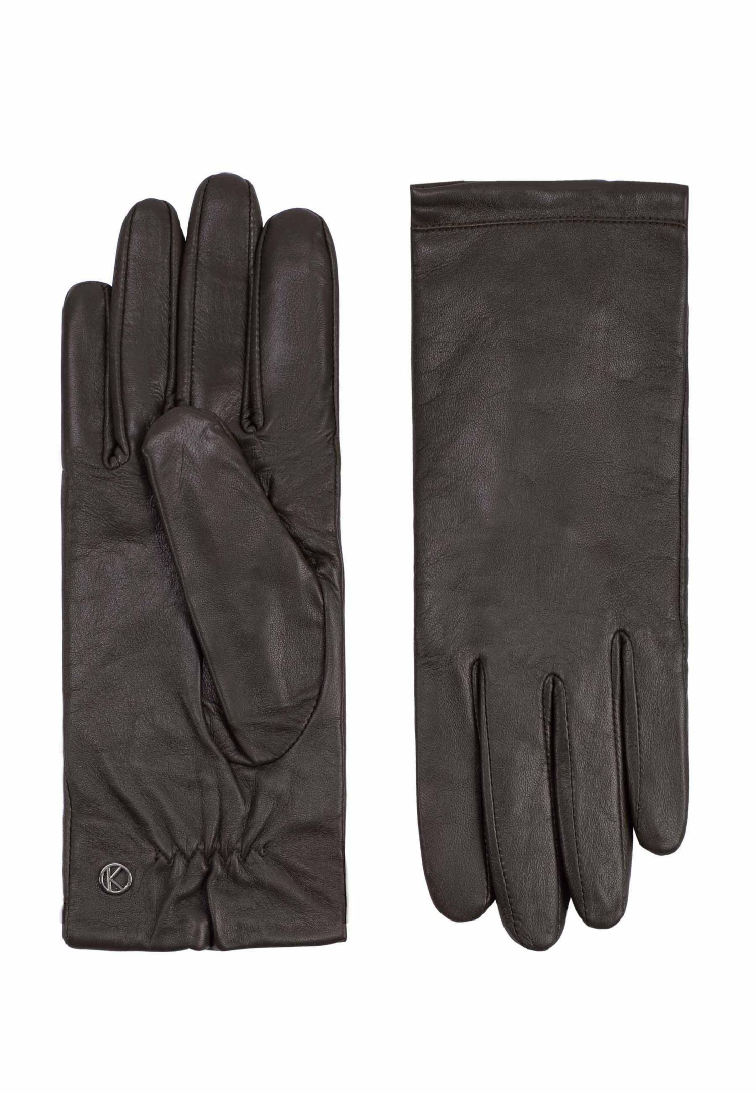 Women`s Premium Lamb Leather Touchscreen Gloves Style Chelsea