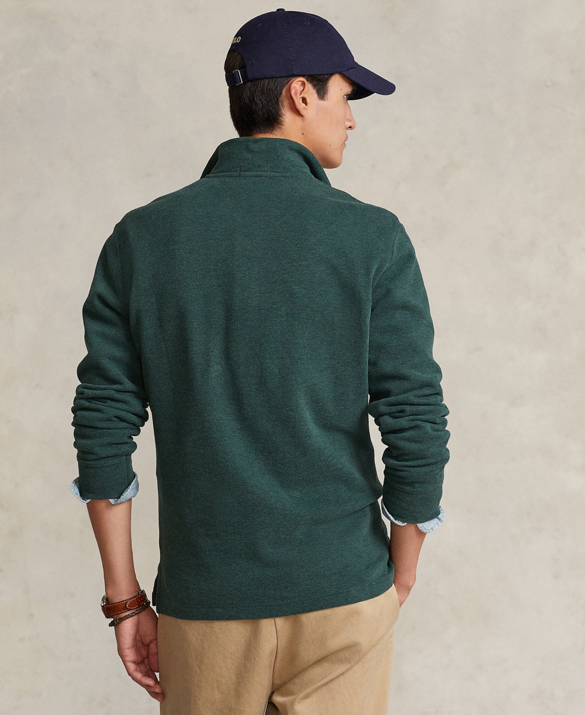 Polo Ralph Lauren Men's Estate-Rib Cotton Quarter-Zip Pullover