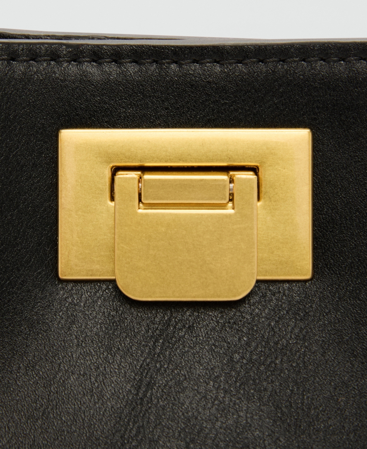 Mango Women's Padlock Detail Shopper Bag